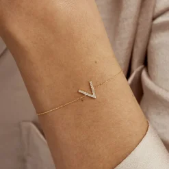 Histoire d'Or Bracelet Celene Or Jaune Oxyde De Zirconium Outlet