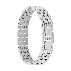 Histoire d'Or Bracelet Celicia Maille Grain De Riz Acier Blanc Clearance