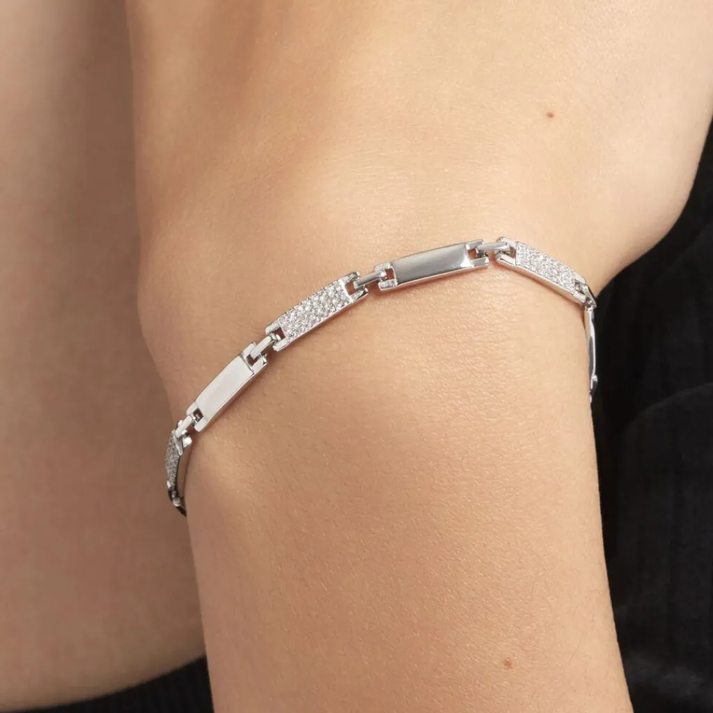 Histoire d'Or Bracelet Celina Argent Blanc Oxyde De Zirconium