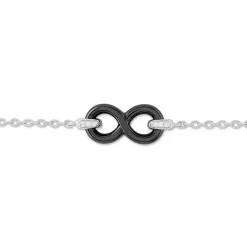 Histoire d'Or Bracelet Celinia Argent Blanc Céramique Et Oxyde De Zirconium Clearance