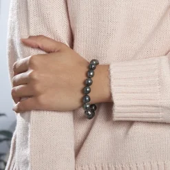 Histoire d'Or Bracelet Cerclee Or Jaune Perle De Culture De Tahiti Online