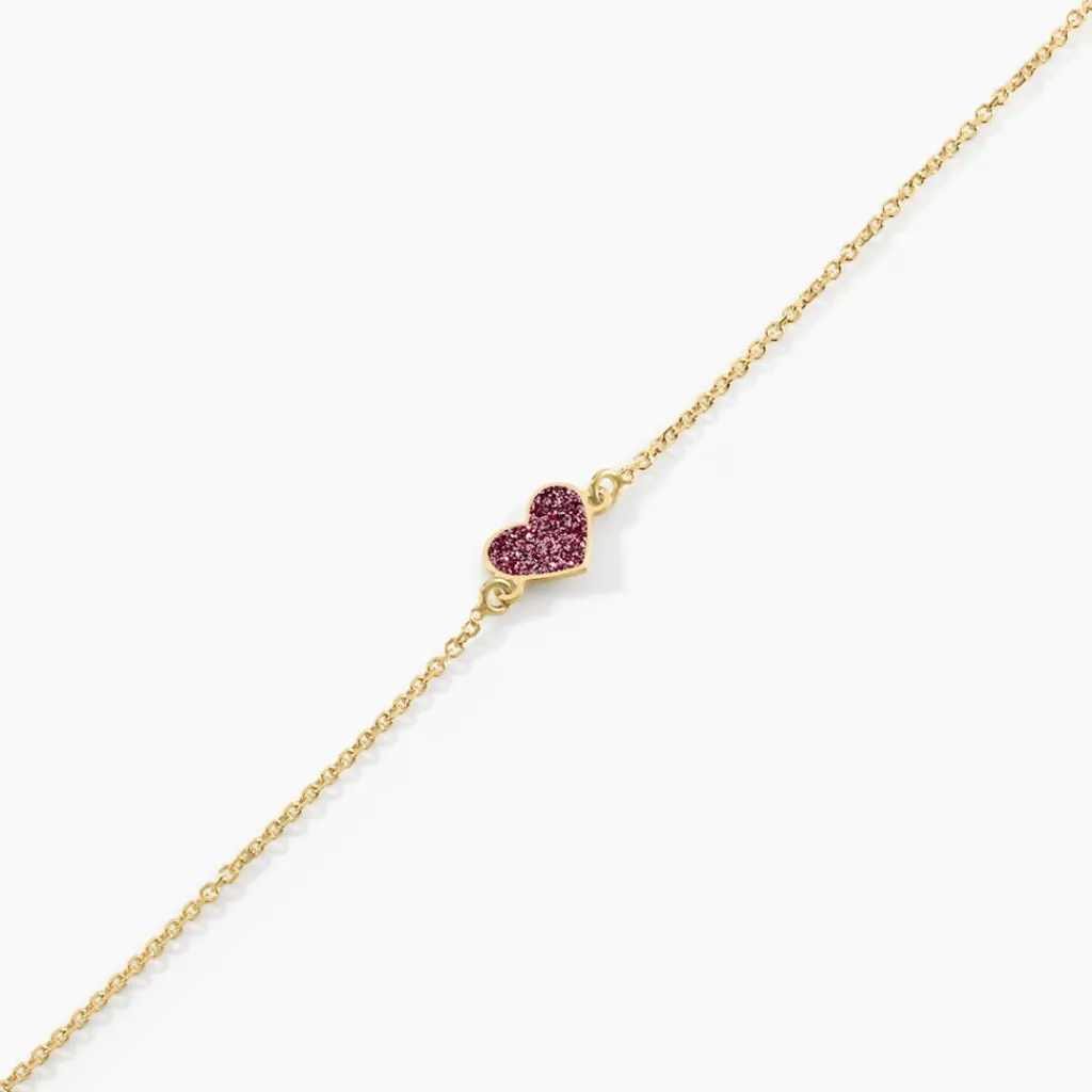 Histoire d'Or Bracelet Cerine Coeur Or Jaune Hot