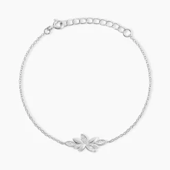 Histoire d'Or Bracelet Cesarine Argent Blanc Oxyde De Zirconium Hot