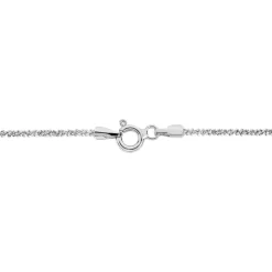 Histoire d'Or Bracelet Cherame Maille Criss Cross Argent Blanc Hot
