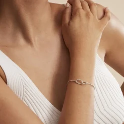 Histoire d'Or Bracelet Cherise Argent Blanc Discount