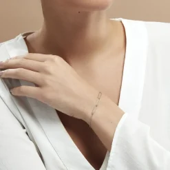 Histoire d'Or Bracelet Chiarina Argent Blanc Discount