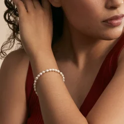 Histoire d'Or Bracelet Ciriola Or Jaune Perle De Culture Online