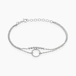 Histoire d'Or Bracelet Claramay Argent Blanc Online