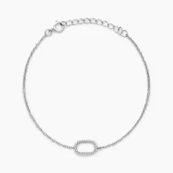 Histoire d'Or Bracelet Clem Argent Blanc Best