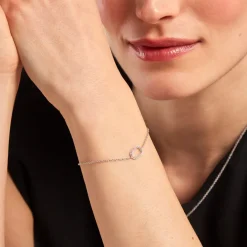 Histoire d'Or Bracelet Clem Argent Blanc Best