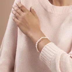 Histoire d'Or Bracelet Clementia Or Jaune Perle De Culture Hot