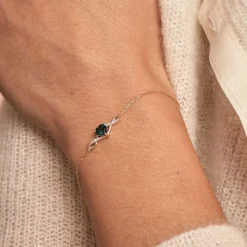 Histoire d'Or Bracelet Clothilde Or Jaune Topaze Oxyde De Zirconium or jaune topaze bleu london Online