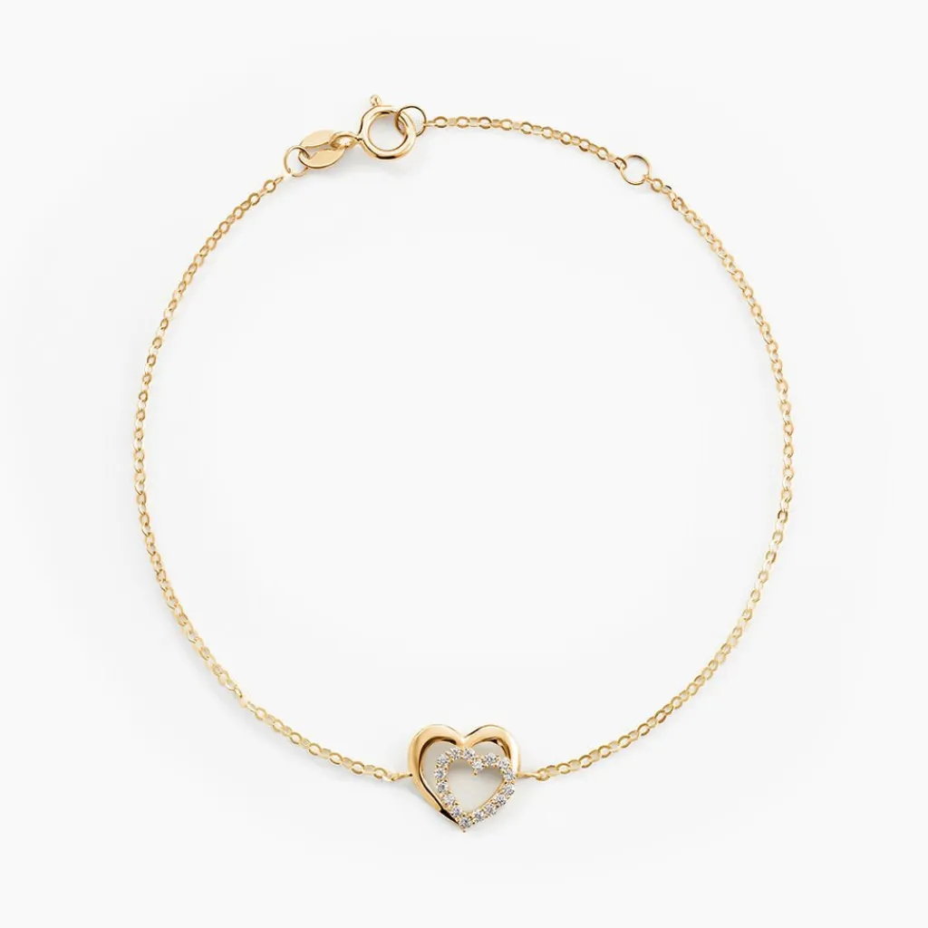 Histoire d'Or Bracelet Constancia Or Jaune Oxyde De Zirconium Discount