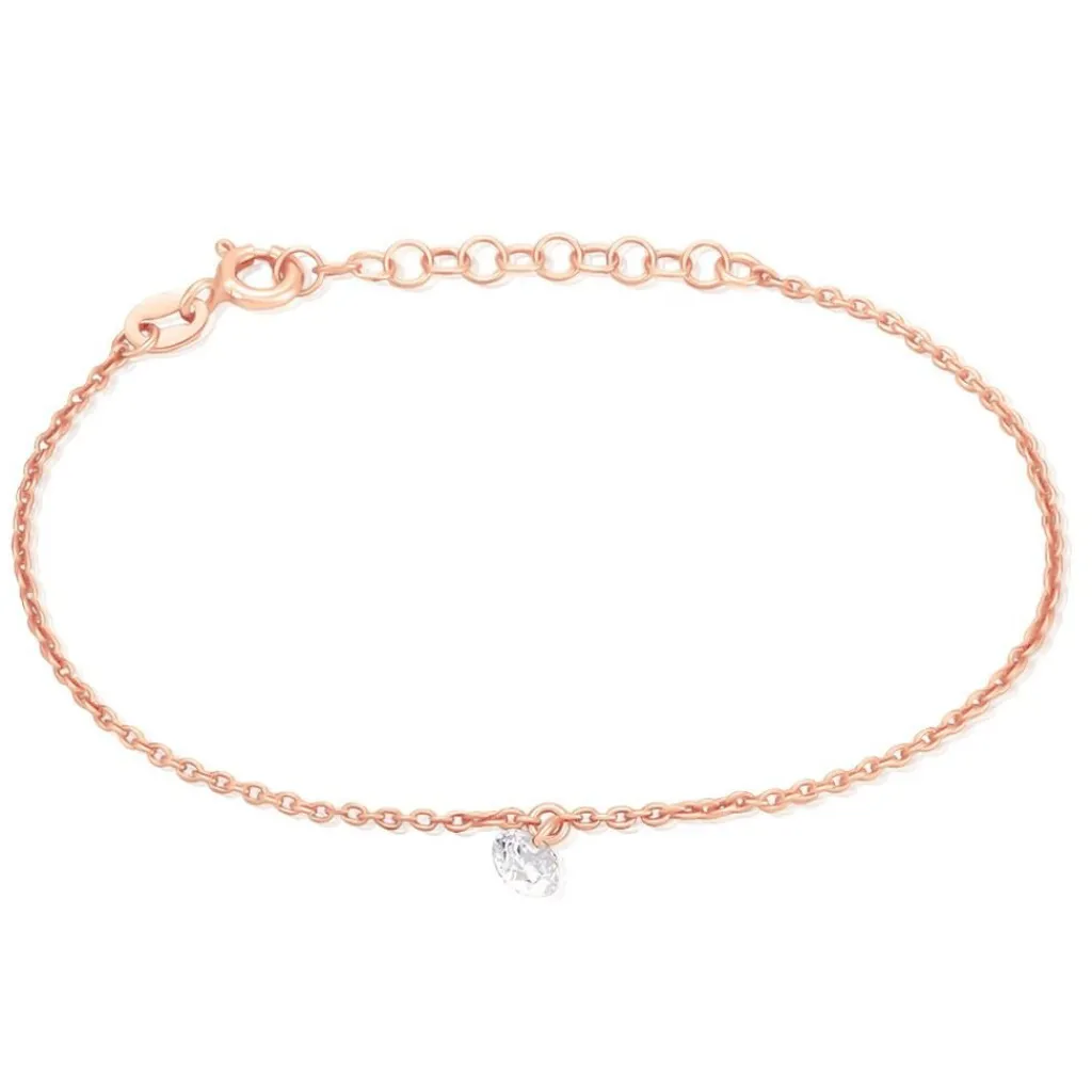 Histoire d'Or Bracelet Constantin De Zirconium argent rose oxyde Online