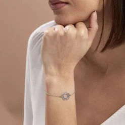Histoire d'Or Bracelet Constellation Argent Blanc