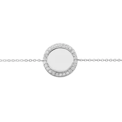 Histoire d'Or Bracelet Corazon1 Argent Blanc Oxyde De Zirconium Sale