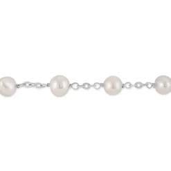 Histoire d'Or Bracelet Corentina Argent Blanc Perle De Culture Clearance