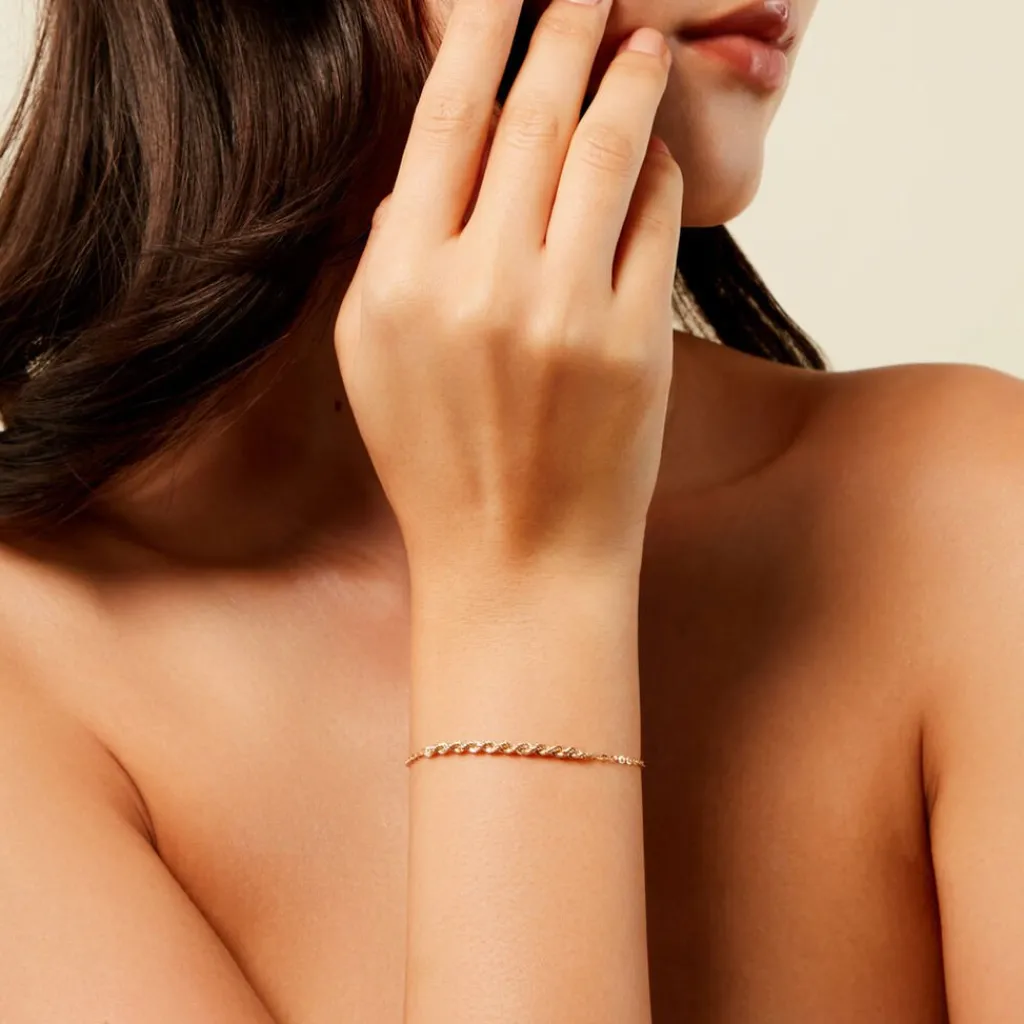 Histoire d'Or Bracelet Cormag Or Jaune Hot