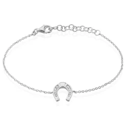 Histoire d'Or Bracelet Court Argent Blanc Centaures Oxyde De Zirconium Discount