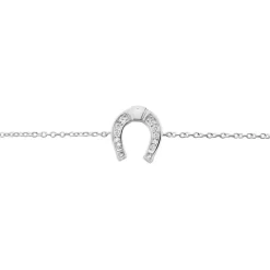Histoire d'Or Bracelet Court Argent Blanc Centaures Oxyde De Zirconium Discount