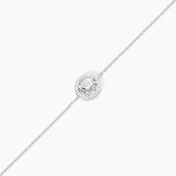 Histoire d'Or Bracelet Court Argent Blanc Ayeline Oxyde De Zirconium