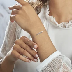 Histoire d'Or Bracelet Cristof Argent Oxyde New