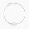 Histoire d'Or Bracelet Cuore Argent Blanc Hot
