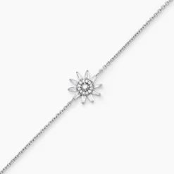 Histoire d'Or Bracelet Daisy Argent Blanc Oxyde De Zirconium Best