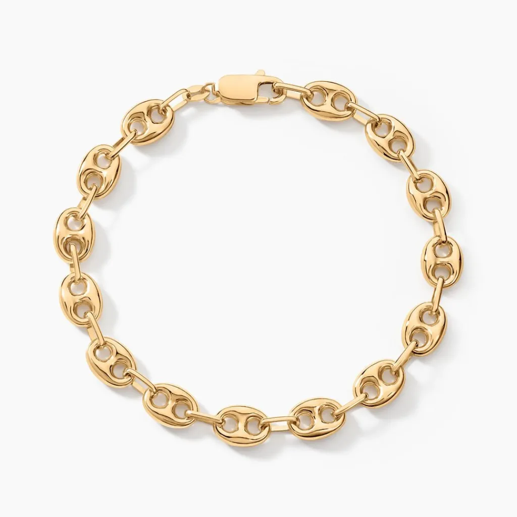 Histoire d'Or Bracelet Dami Maille Grain De Café or jaune Outlet