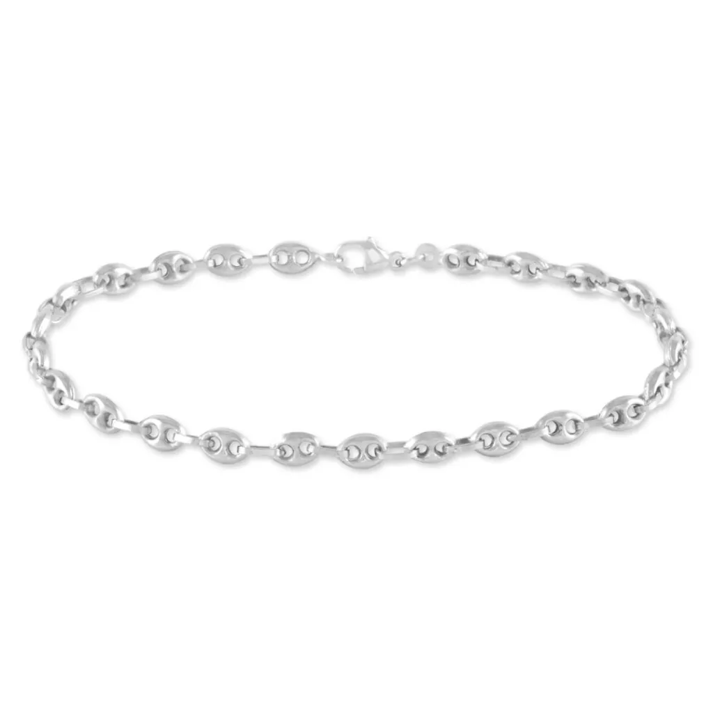Histoire d'Or Bracelet Dami Maille Grain De Cafe or blanc Clearance