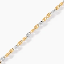 Histoire d'Or Bracelet Dami Or Bicolore Best