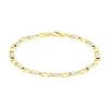 Histoire d'Or Bracelet Danae Plaquette Or Bicolore Discount