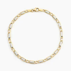Histoire d'Or Bracelet Danae Plaquette Or Bicolore Best
