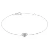 Histoire d'Or Bracelet Dann Or Blanc Oxyde De Zirconium Outlet