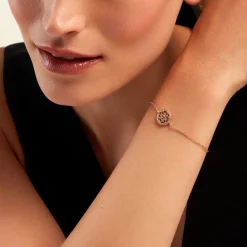 Histoire d'Or Bracelet Danya Plaqué Or Doré Oxyde De Zirconium Outlet