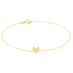 Histoire d'Or Bracelet Dao Or Jaune Oxyde De Zirconium Outlet