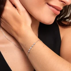 Histoire d'Or Bracelet Declaration De Zirconium argent blanc oxyde Outlet