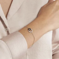 Histoire d'Or Bracelet Diana Argent Blanc Oxyde De Zirconium Sale