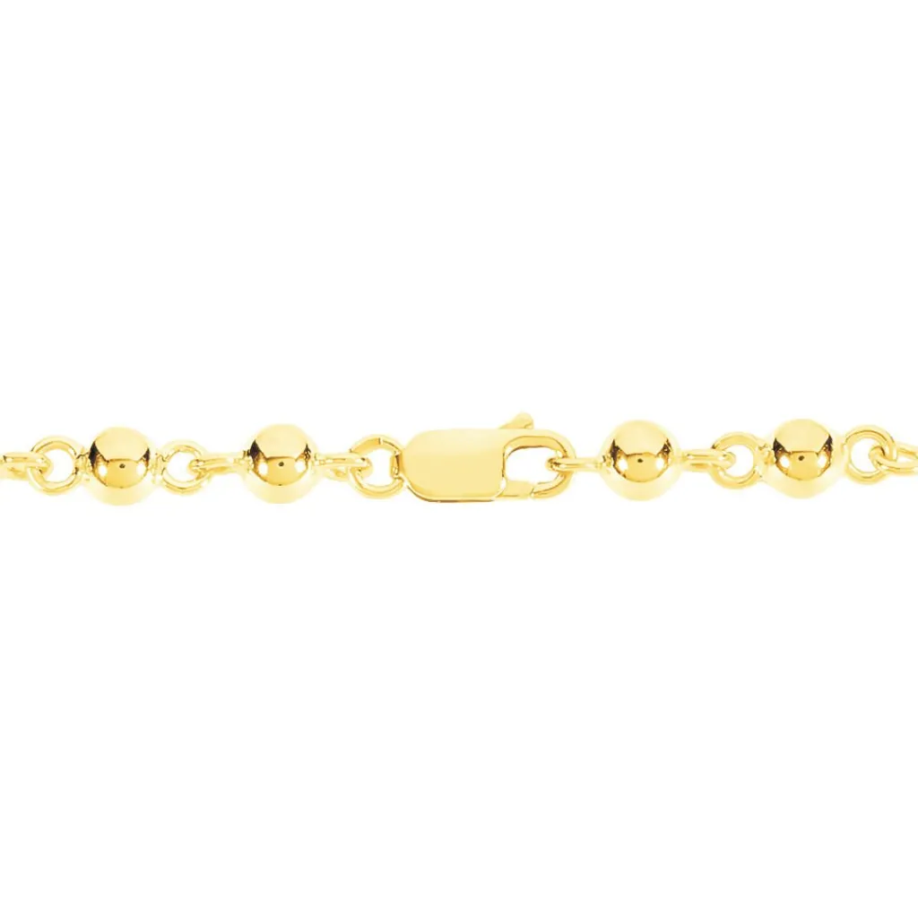 Histoire d'Or Bracelet Diona Maille Boule Or Jaune Sale