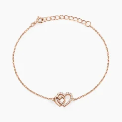 Histoire d'Or Bracelet Donatiane Argent Rose Oxyde De Zirconium argent rose oxyde zirconium Hot
