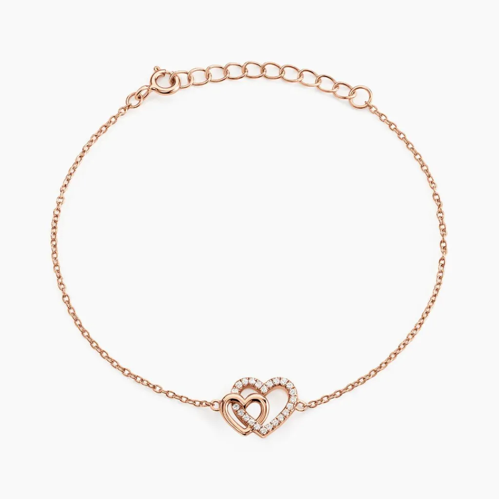 Histoire d'Or Bracelet Donatiane Argent Rose Oxyde De Zirconium argent rose oxyde zirconium Hot