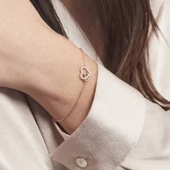 Histoire d'Or Bracelet Donatiane Argent Rose Oxyde De Zirconium argent rose oxyde zirconium Hot