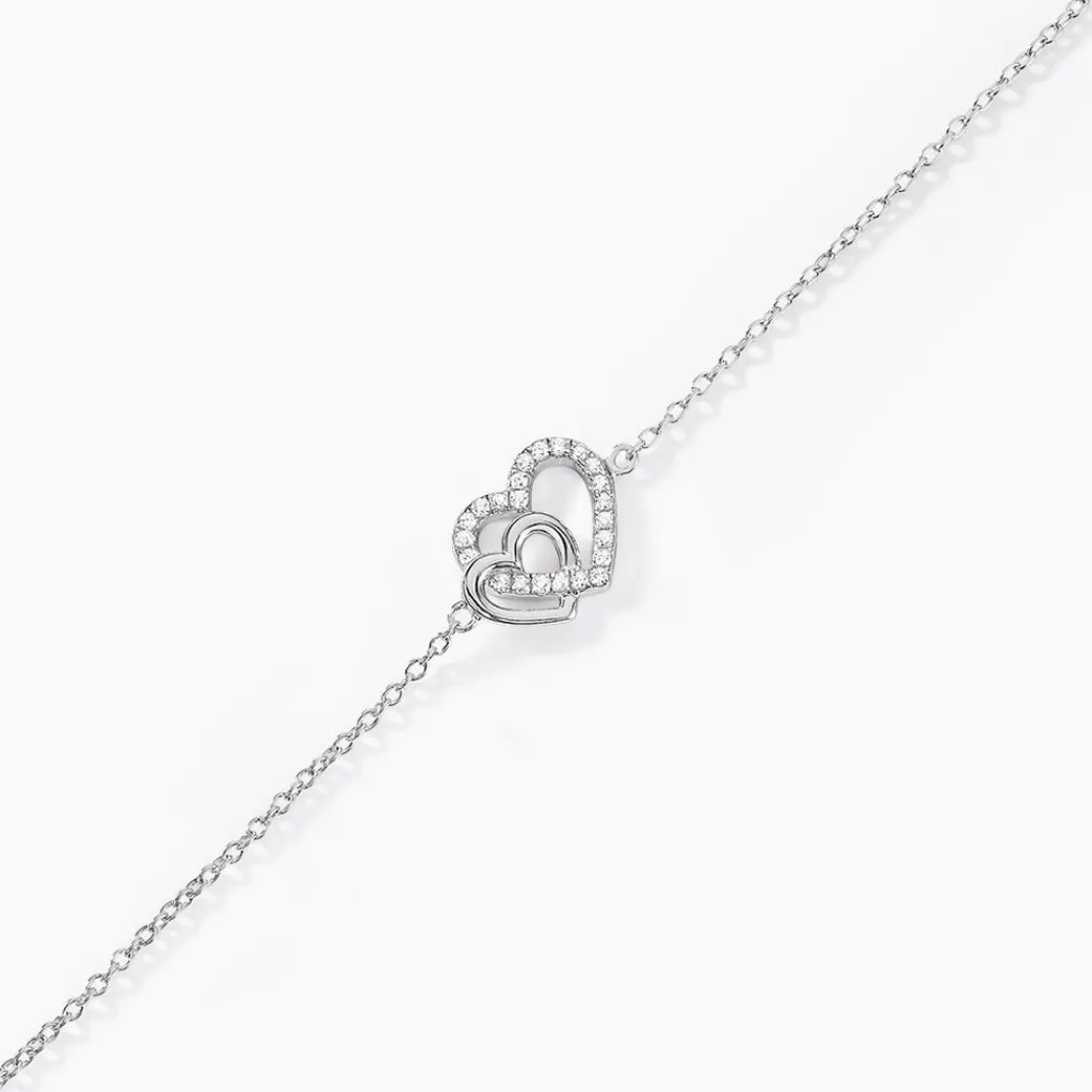 Histoire d'Or Bracelet Donatiane De Zirconium argent blanc oxyde Best