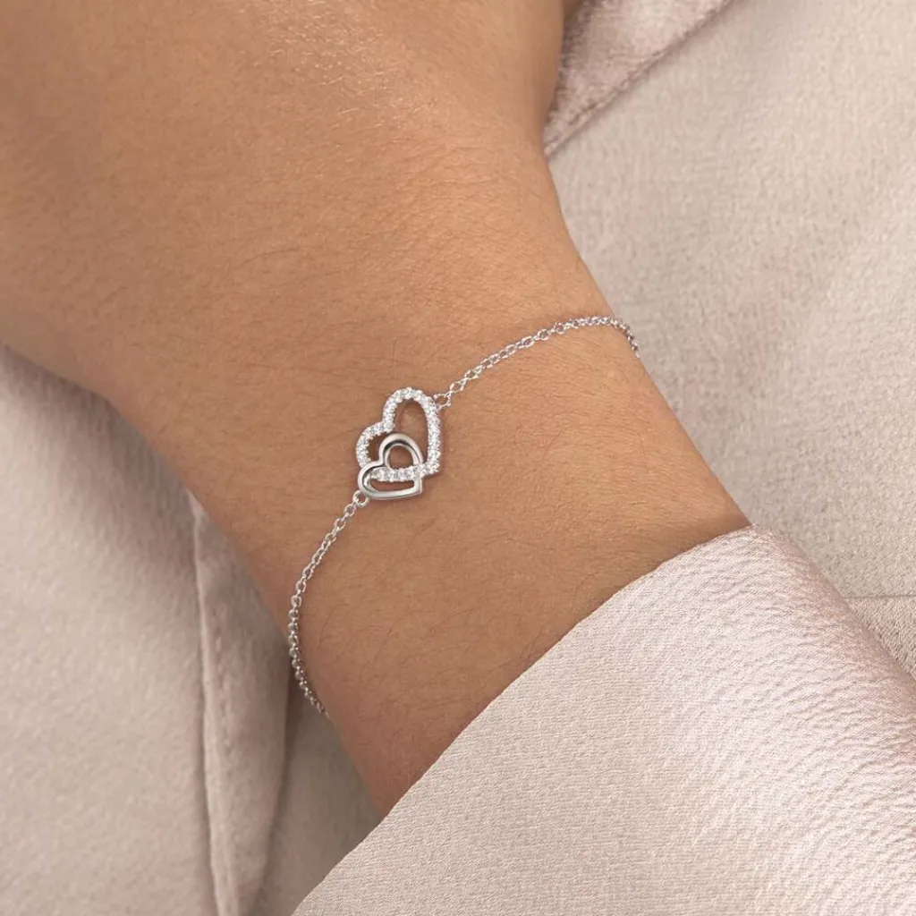 Histoire d'Or Bracelet Donatiane De Zirconium argent blanc oxyde Best