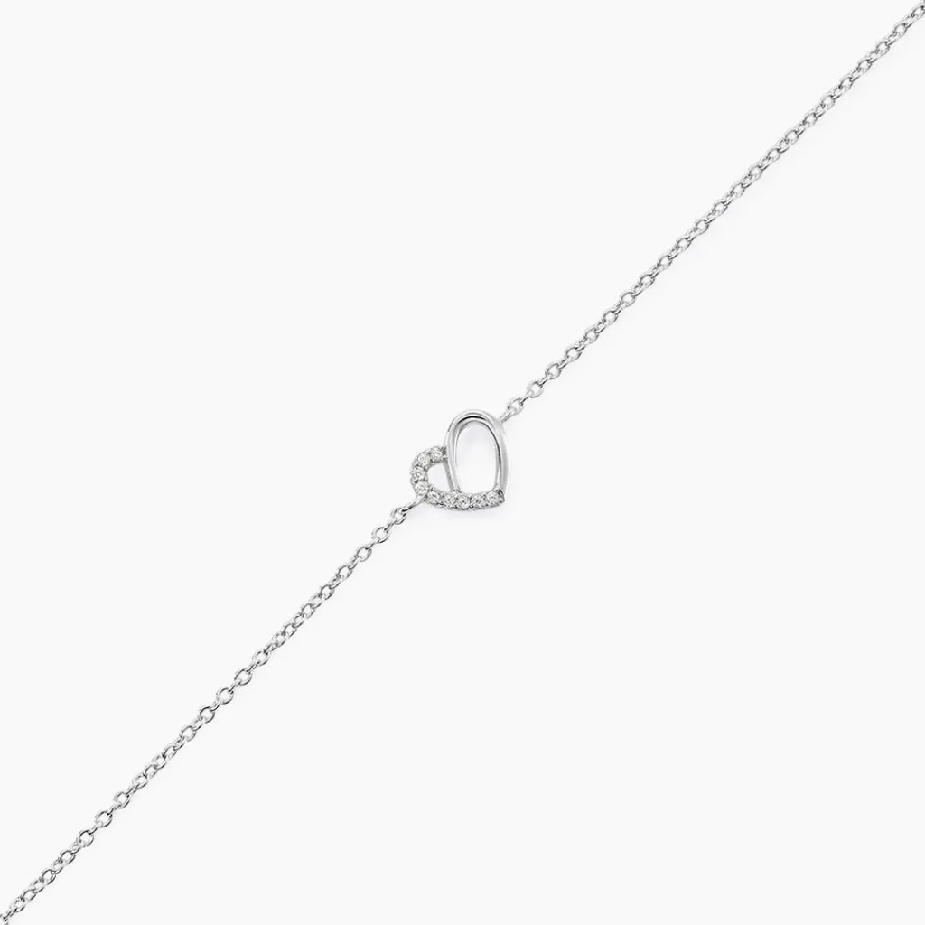 Histoire d'Or Bracelet Dorthea Argent Blanc Oxyde De Zirconium Sale