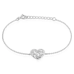 Histoire d'Or Bracelet Douglas Argent Blanc Oxyde De Zirconium Best