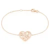 Histoire d'Or Bracelet Douglas Argent Rose Oxyde De Zirconium Discount