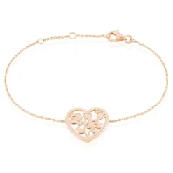 Histoire d'Or Bracelet Douglas Argent Rose Oxyde De Zirconium Discount