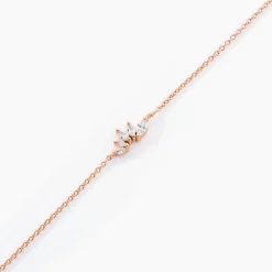 Histoire d'Or Bracelet Duchesse De Zirconium argent rose oxyde Discount