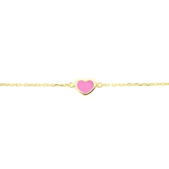 Histoire d'Or Bracelet Dulcie Coeur Or Jaune Nacre Clearance